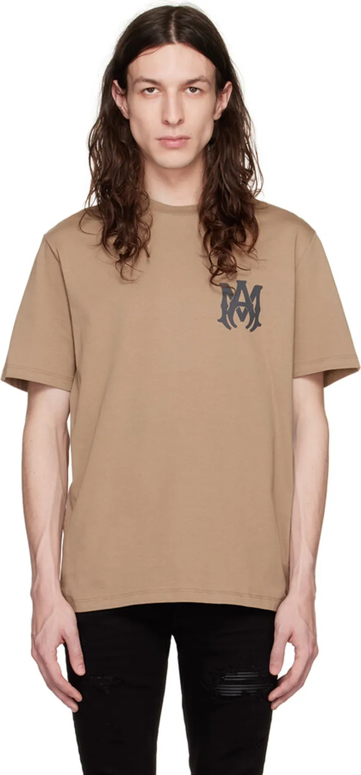 AMIRI Tan 'M.A.' T-Shirt