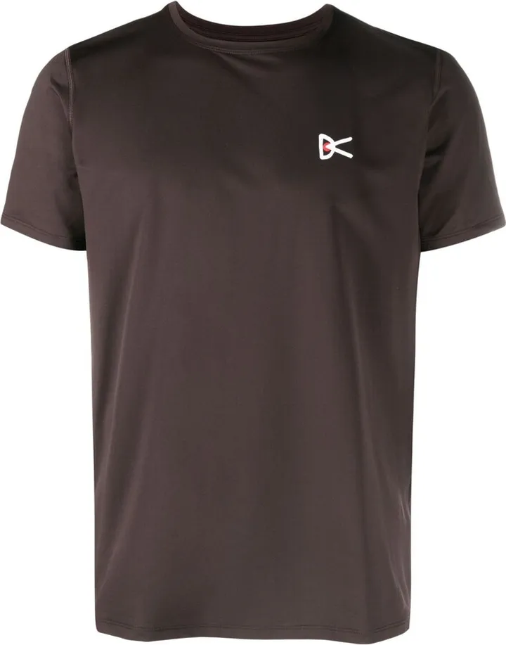 Brown Logo Print Short Sleeve T-Shirt