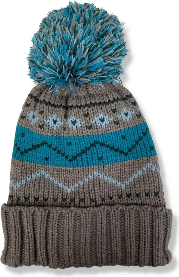 Charles Albert Women's Fashion Pom Beanies - Ladies Winter Hat in Grey
