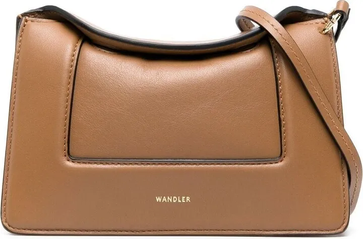 Logo-Detail Leather Tote Bag