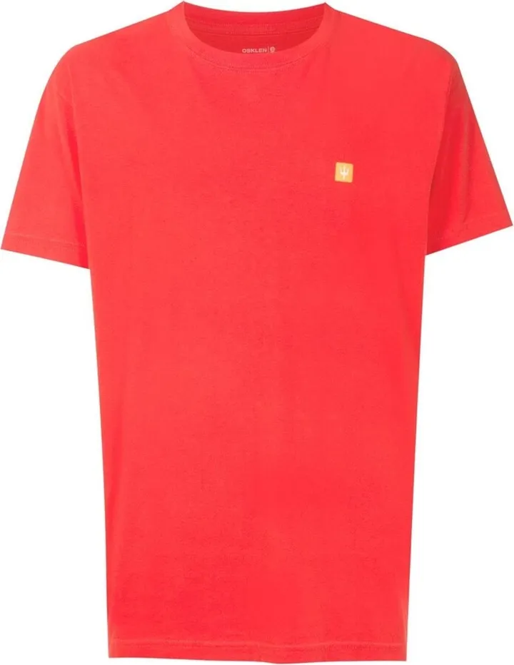 trident-print short-sleeved T-shirt