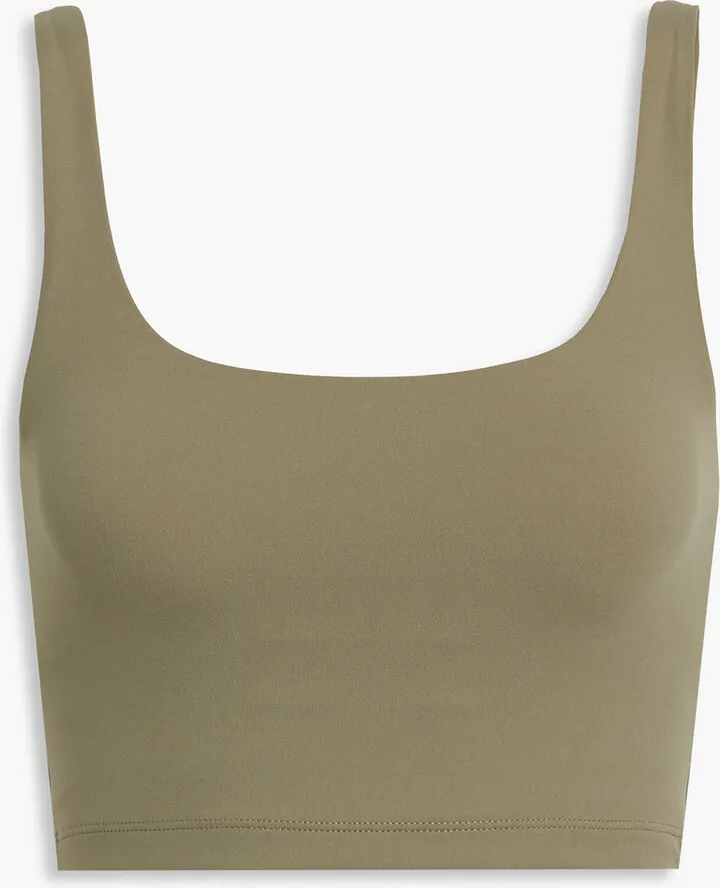Cropped stretch tank