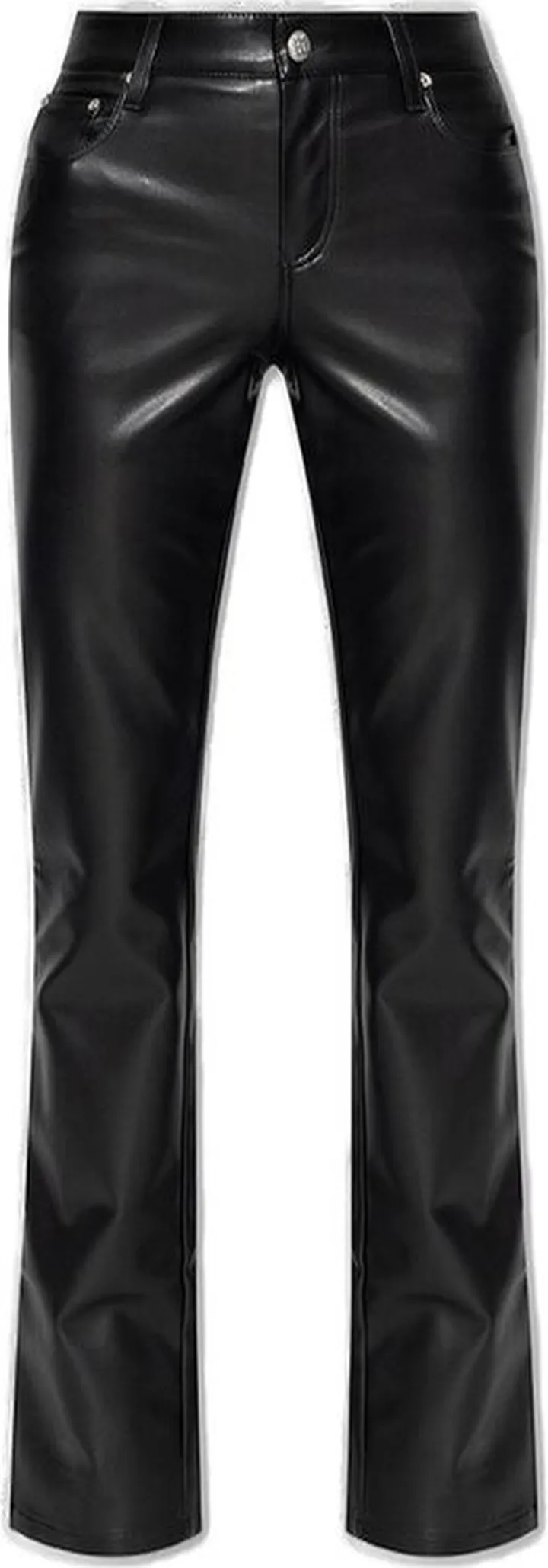 Misbhv Straight-Leg Faux Leather Trousers