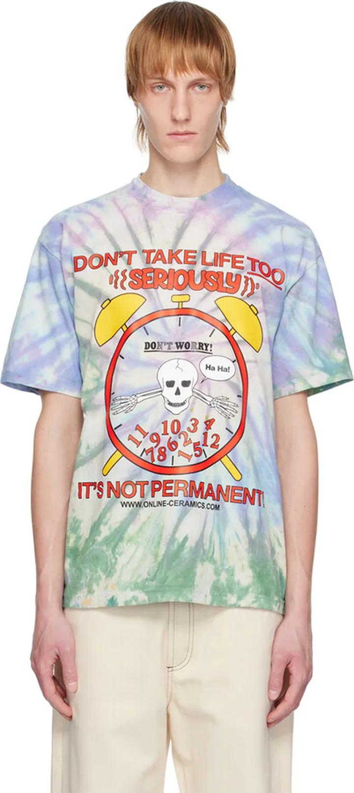 Online Ceramics Off-White 'Don't Worry' T-Shirt