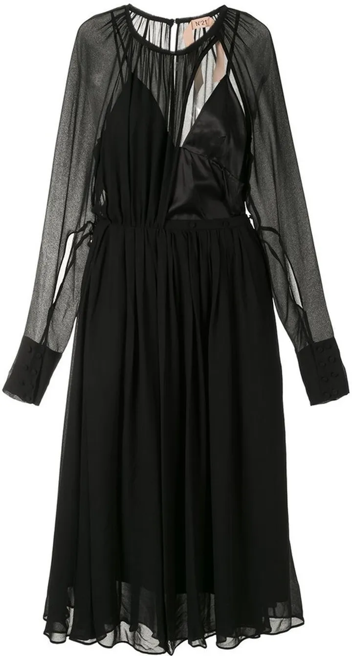 Layered Sheer Dress