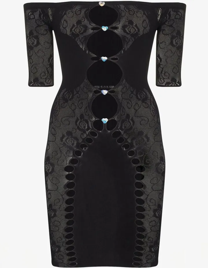Alice Cutout Lace Mini Dress