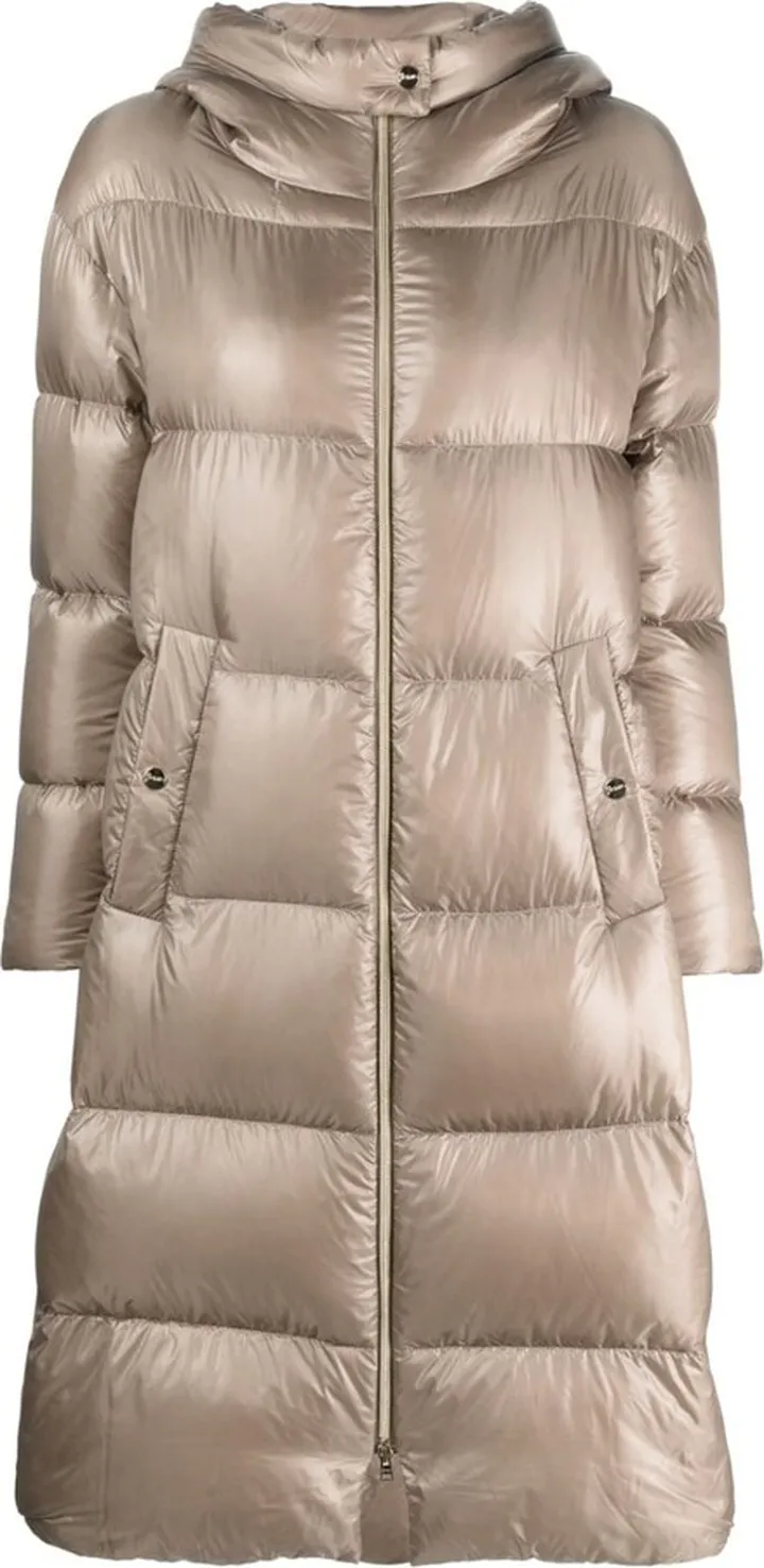Quilted Padded Zipped Coat