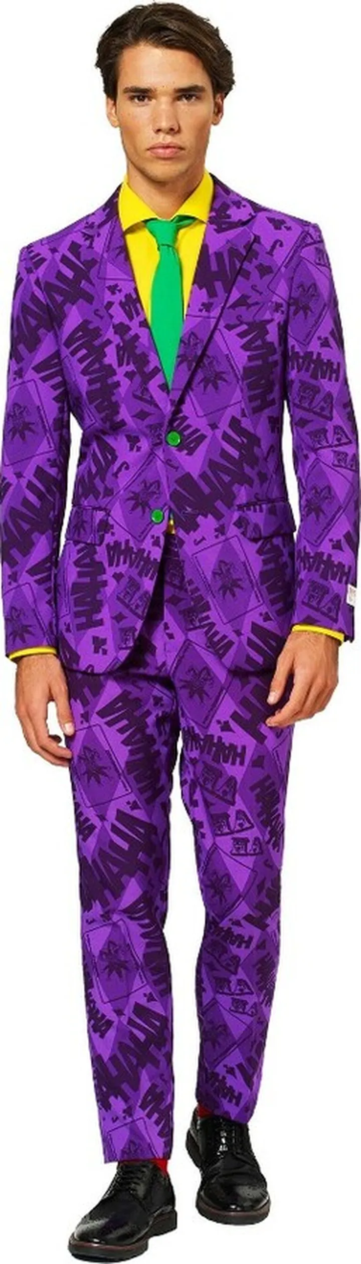OppoSuits Men's Suit - The Joker - Purple - Size: US 46