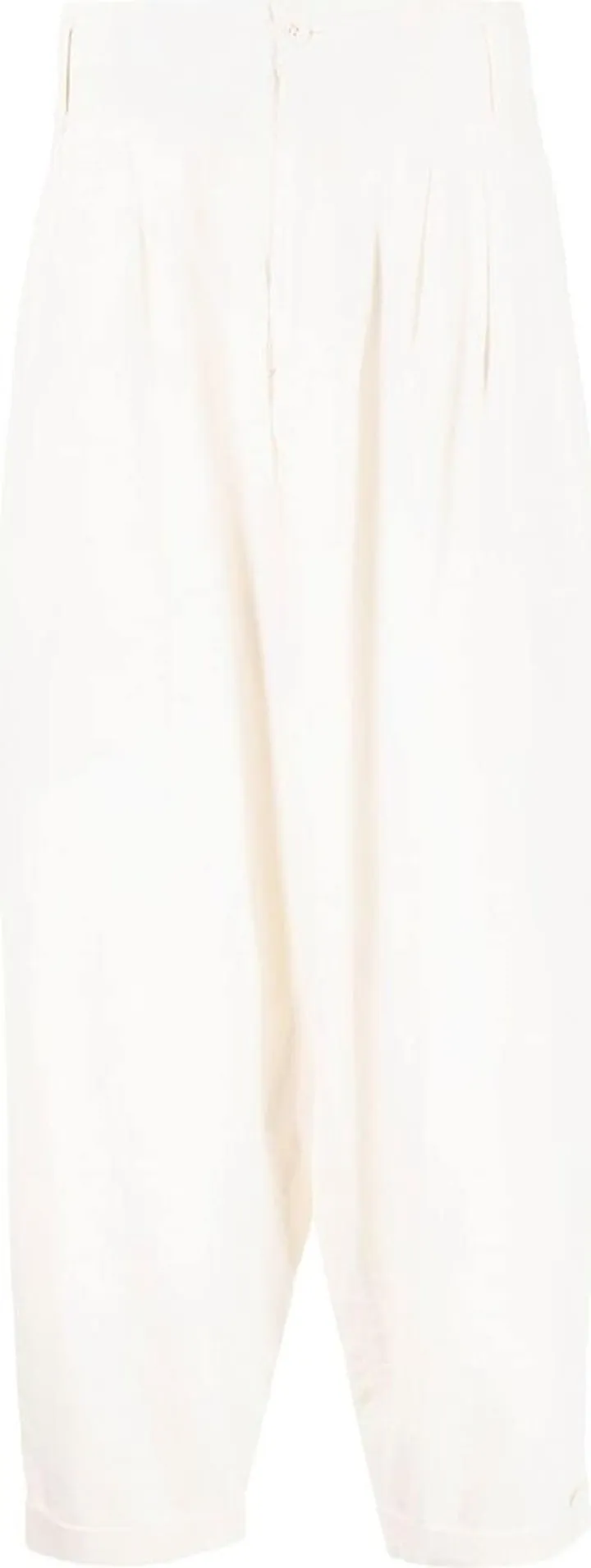 Creole tapered-leg cropped trousers