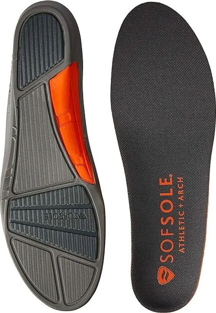 Sof Sole Men's Sof Sole Athletic Arch Insole (Black) Men's Insoles Accessories Shoes