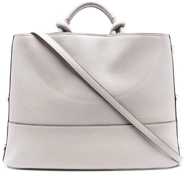Glam leather tote bag