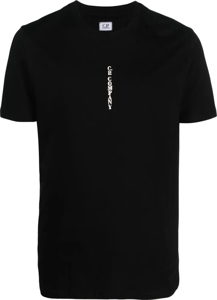 rear logo-print T-shirt