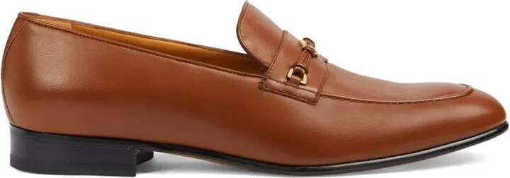 Interlocking G leather loafers