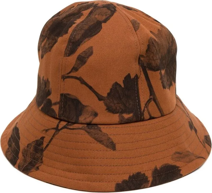 Floral-Print Bucket Hat