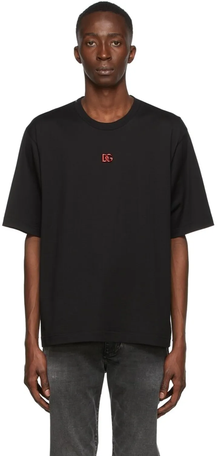 Dolce & Gabbana Black DG Logo T-Shirt