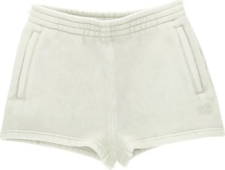 T By Alexander Wang Logo Detailed Shorts
