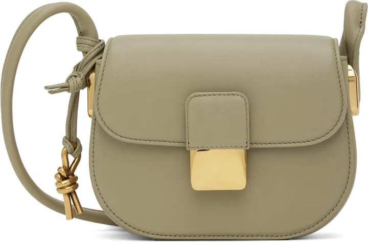 Bottega Veneta Khaki Mini Desiree Bag