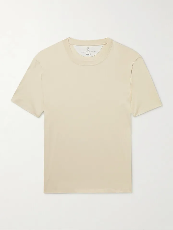 Slim-Fit Cotton-Jersey T-Shirt