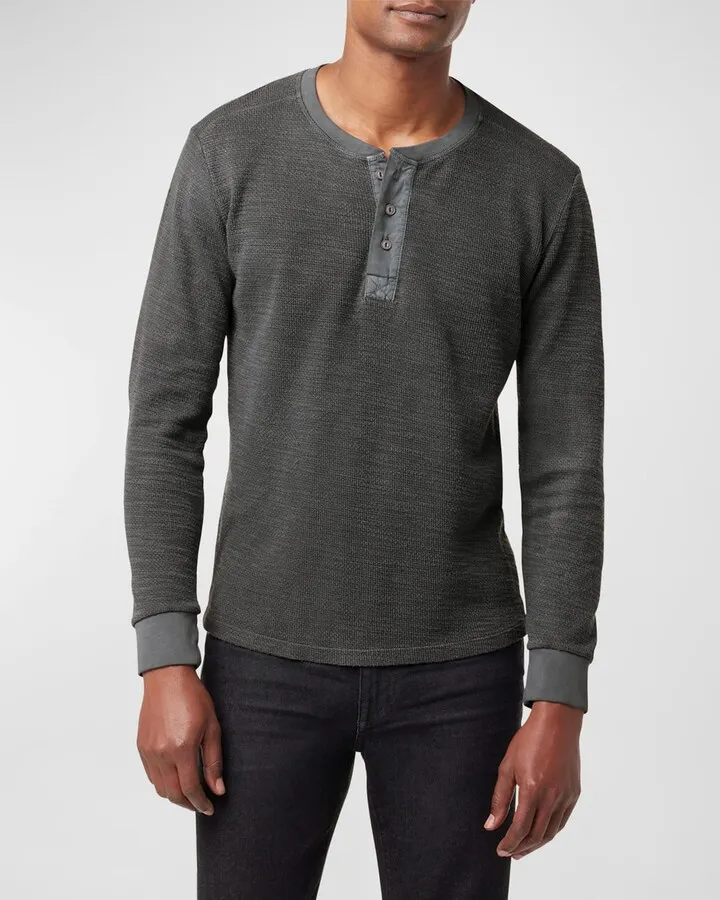 Men's Tate Waffle Henley Shirt