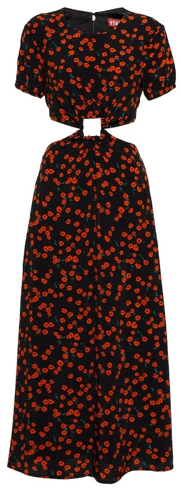 Floral printed maxi dress