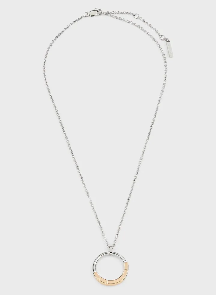 Circular Mini Pendant Dainty Necklace