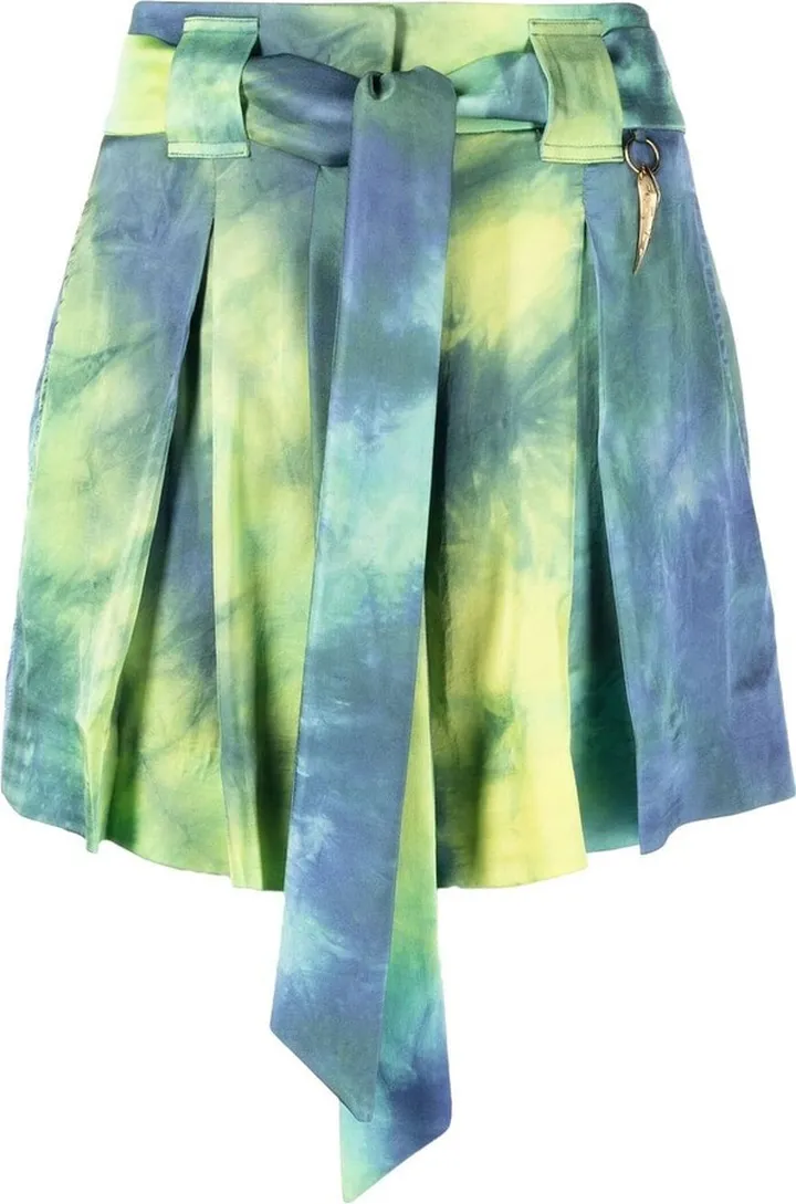 Tie-Dye Tailored Shorts