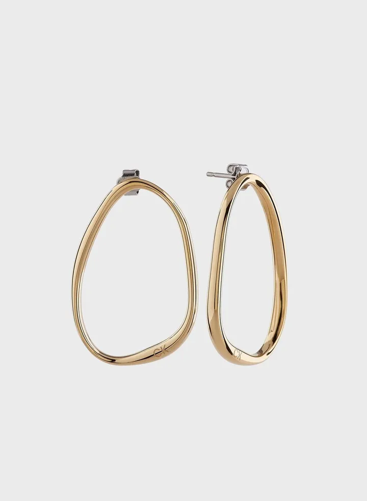 Stainless Steel Curved Shape Earrings