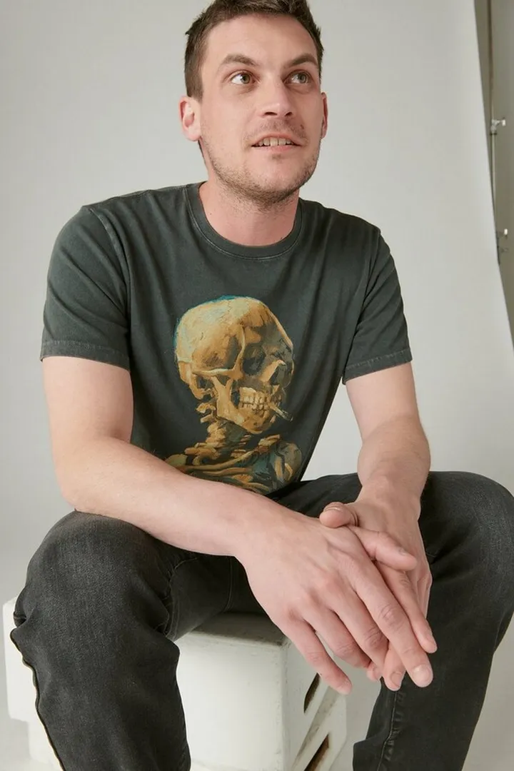 Van Gogh Skeleton Tee