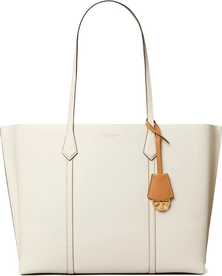 Perry leather tote bag