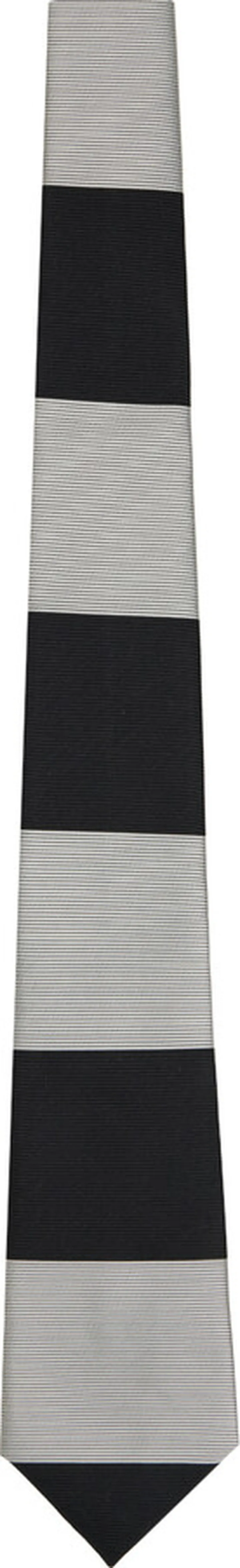 Comme des Garçons Homme Deux Black & White Striped Tie