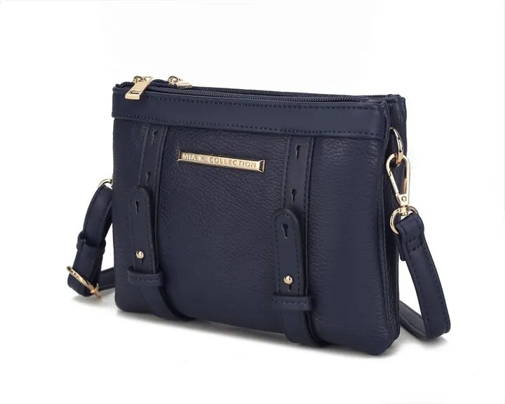 MKF Collection by Mia K Elsie Multi Compartment Crossbody Bag - Blue