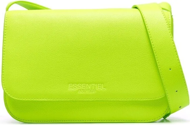 Embossed-Logo Shoulder Bag