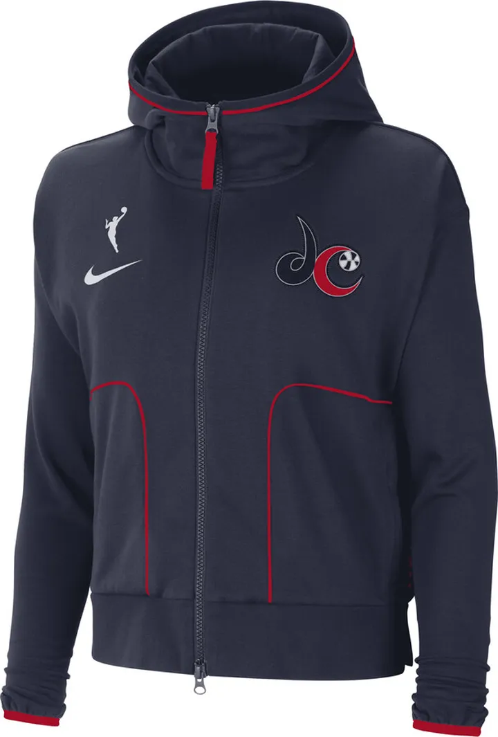 Washington Mystics Nike Women's WNBA Knit Jacket in Blue