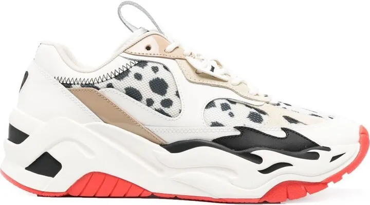 Colour-Block Low-Top Sneakers