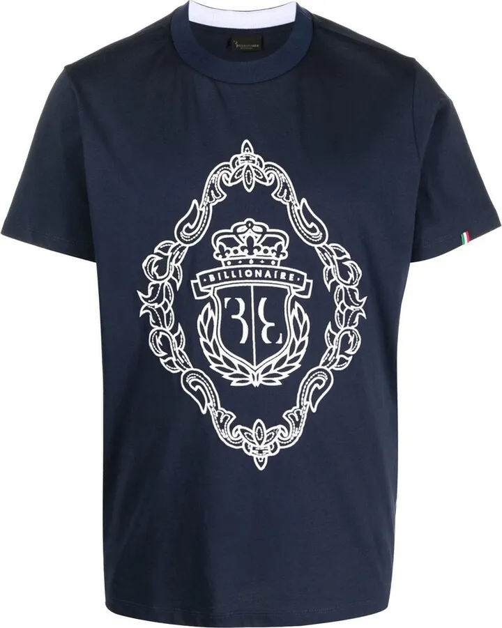 logo-embroidered short-sleeve T-shirt