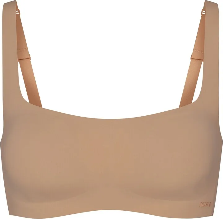 Naked Scoop Bra | Clay