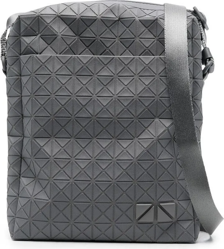 Nylon Embossed Shoulder Bag