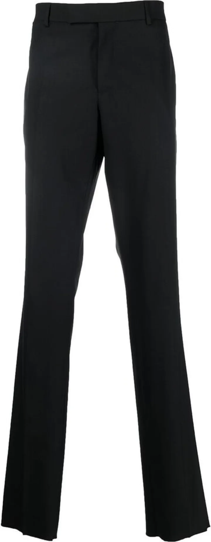 Mid-Rise Straight-Leg Trousers