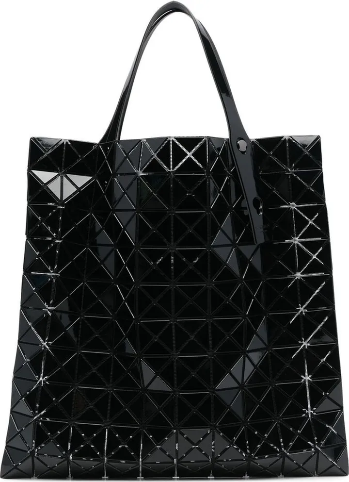 Geometric-Panelled Tote Bag