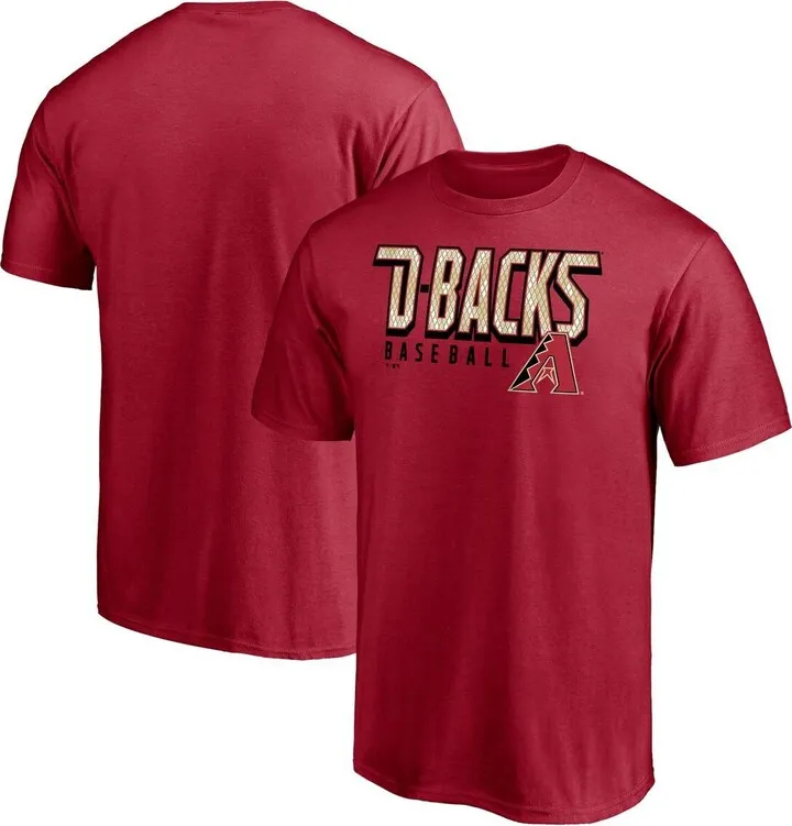Men's Fanatics Branded Red Arizona Diamondbacks Hometown Logo T-shirt