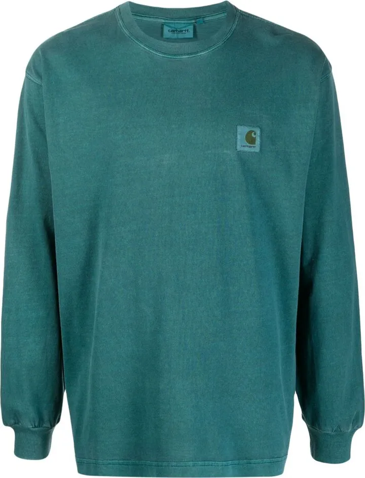 logo-patch cotton T-shirt