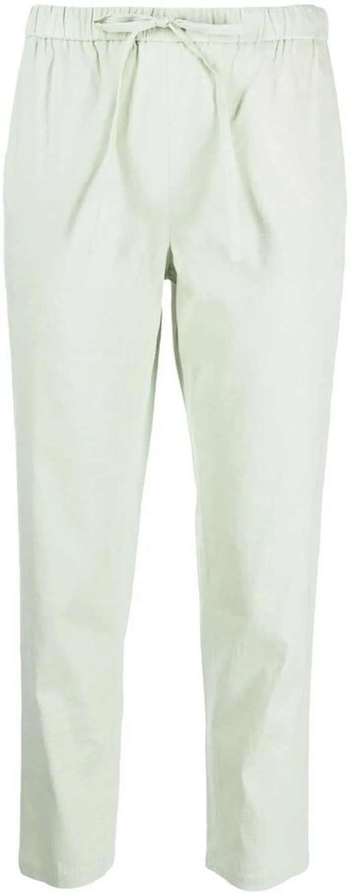 High-Waisted Cropped Trousers