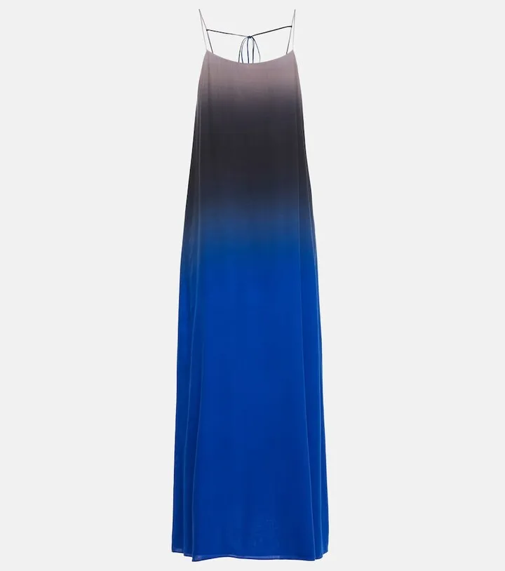 Kula degrade voile slip dress
