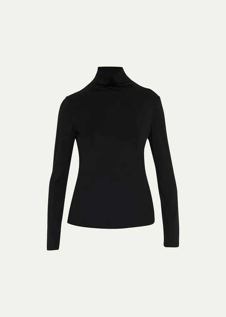 Veda Jersey Turtleneck Top