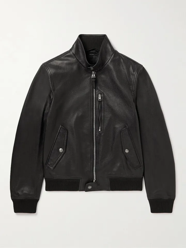 Full-Grain Leather Jacket