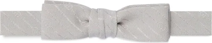 Interlocking G silk bow tie