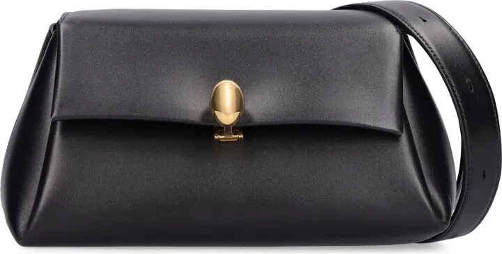 Medium Almond leather shoulder bag