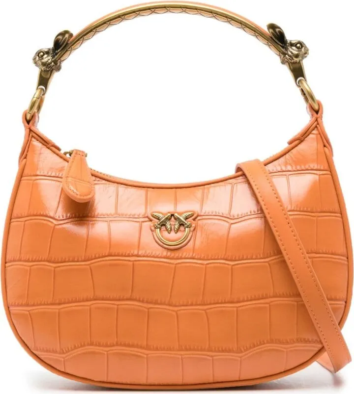 Crocodile-Effect Tote Bag