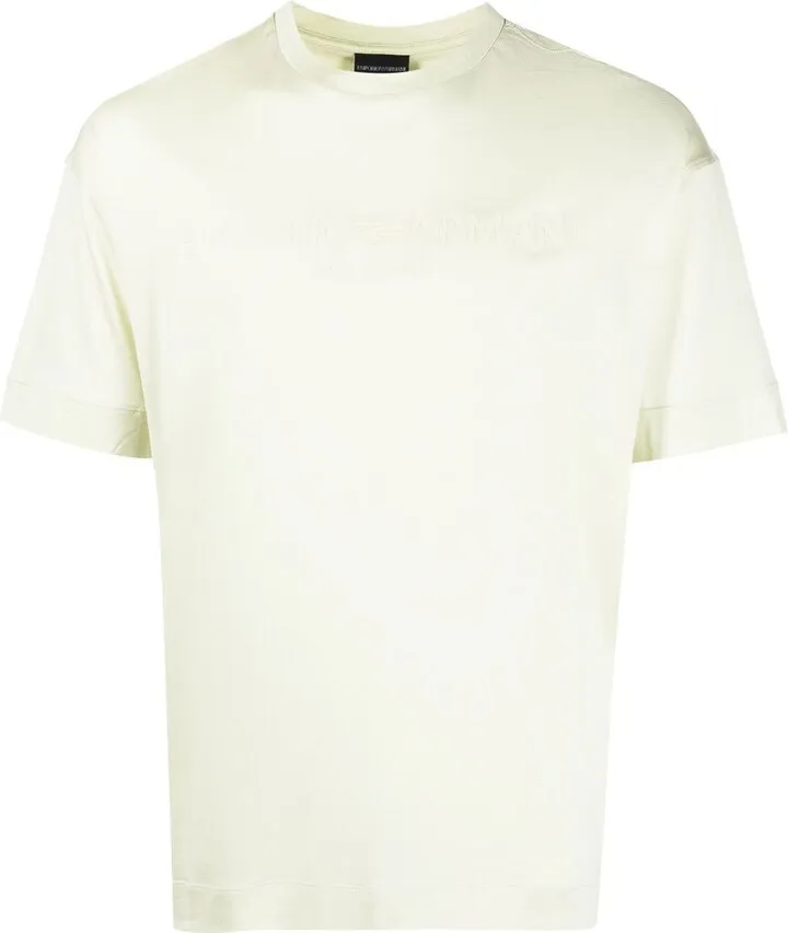 embossed-logo T-shirt