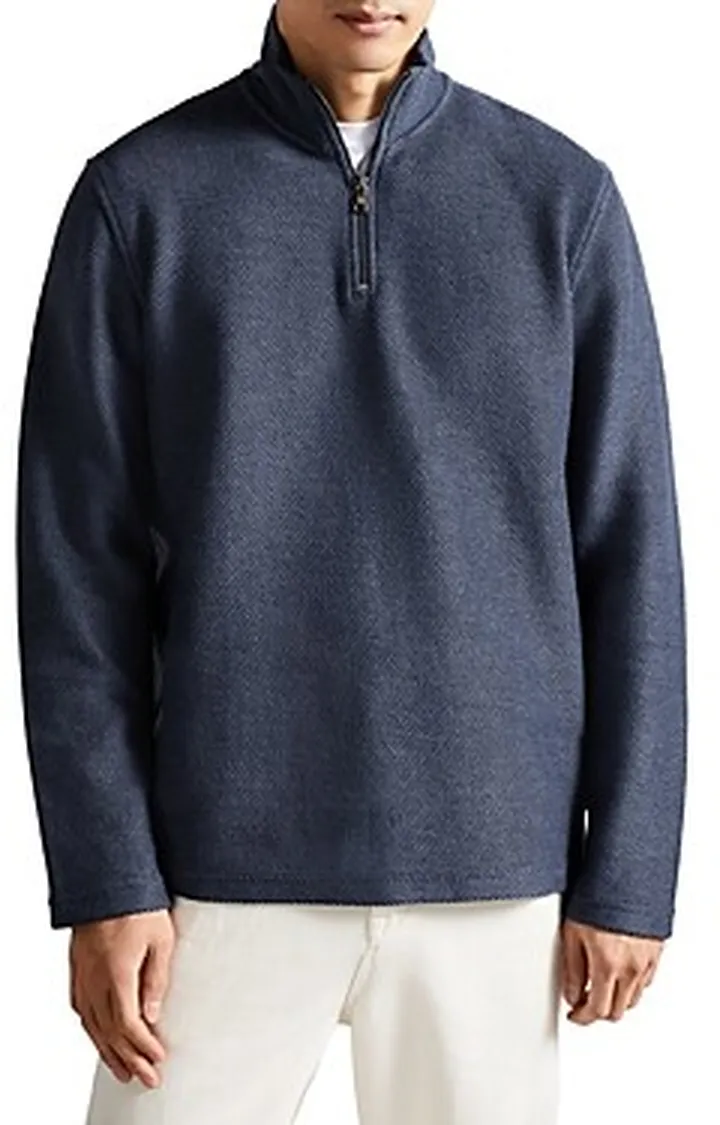 Ted Baker Long Sleeve Knitted Half Zip Pullover